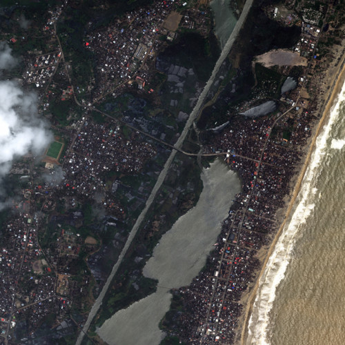 Pléiades Neo - Cyclone Batsirai,  Mananjary, Madagascar