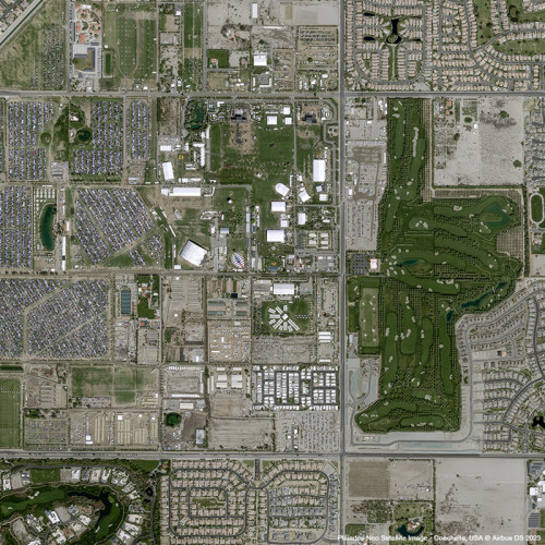 Pléiades Neo - Coachella festival