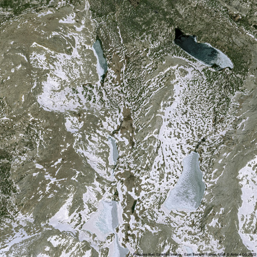 Pléiades Neo - East Temple Forest, USA