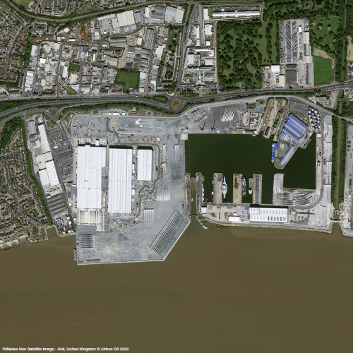 Pléiades Neo - Hull, United Kingdom