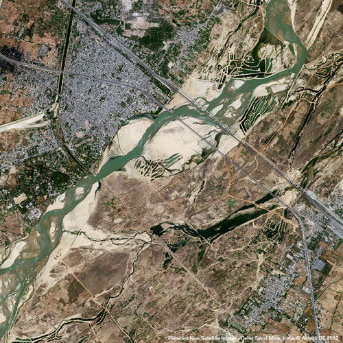 Pléiades Neo - Dehri Sand Mine, India