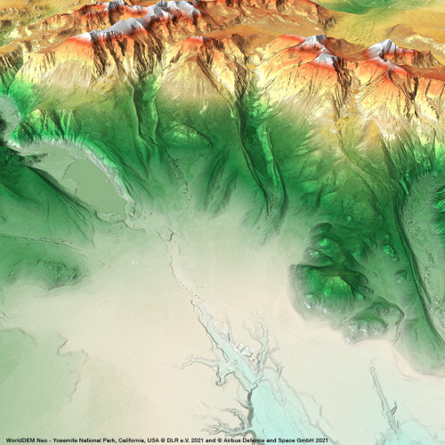 WorldDEM ™ Neo - Yosemite National Park, California, USA