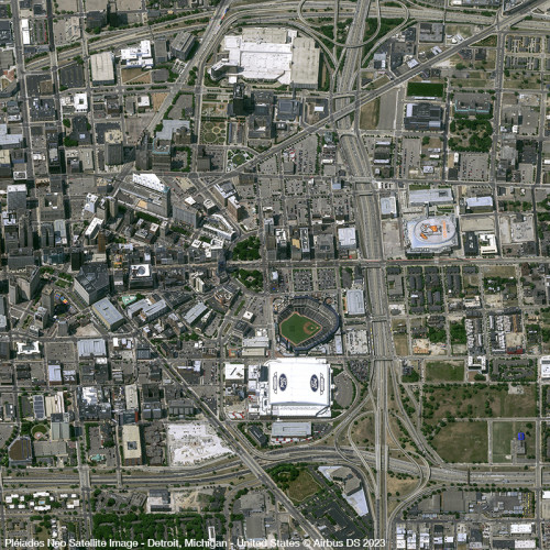 Pléiades Neo  - Detroit, Michigan