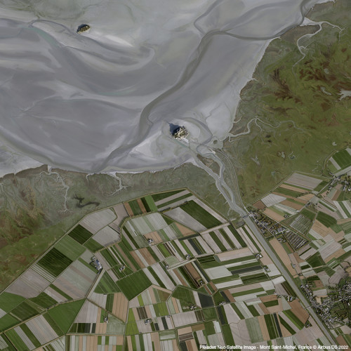 Pléiades Neo - Mont Saint-Michel, Normandy, France