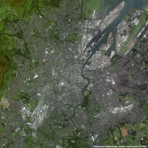 Pléiades Neo - Belfast, Ireland