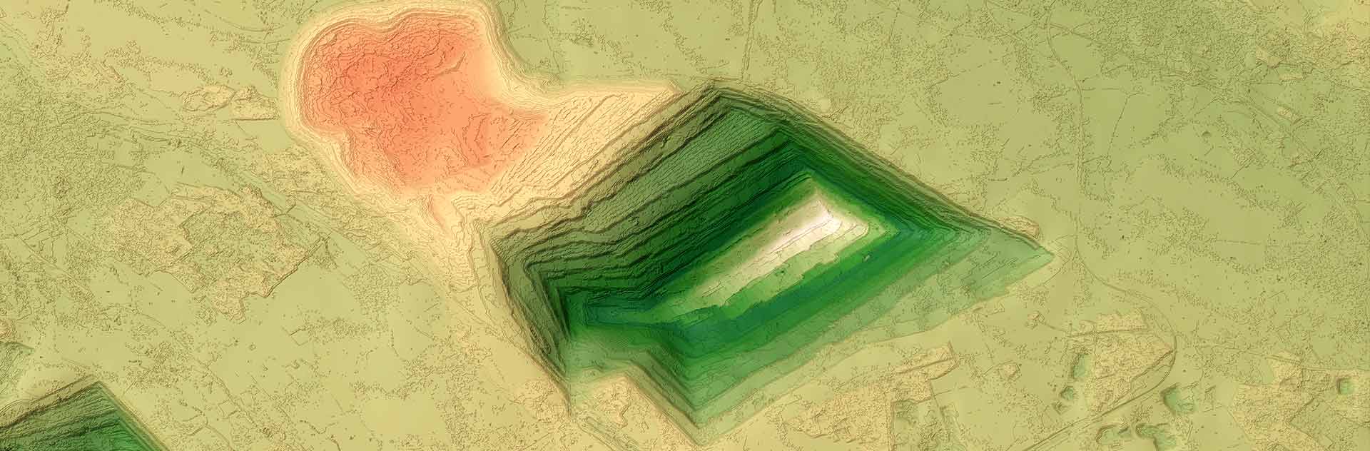 Seemingly flowing set of tiles, WorldDEM Neo going over the original WorldDEM