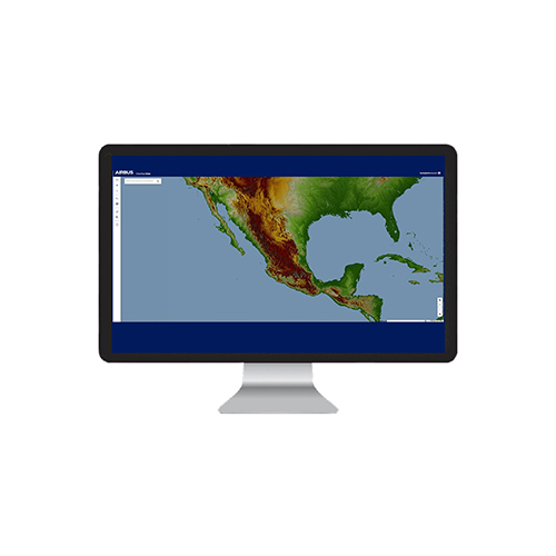 WorldDEM elevation models of the Mexican state of Michoacán