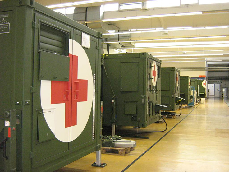 Airbus In-Service Support field hospital