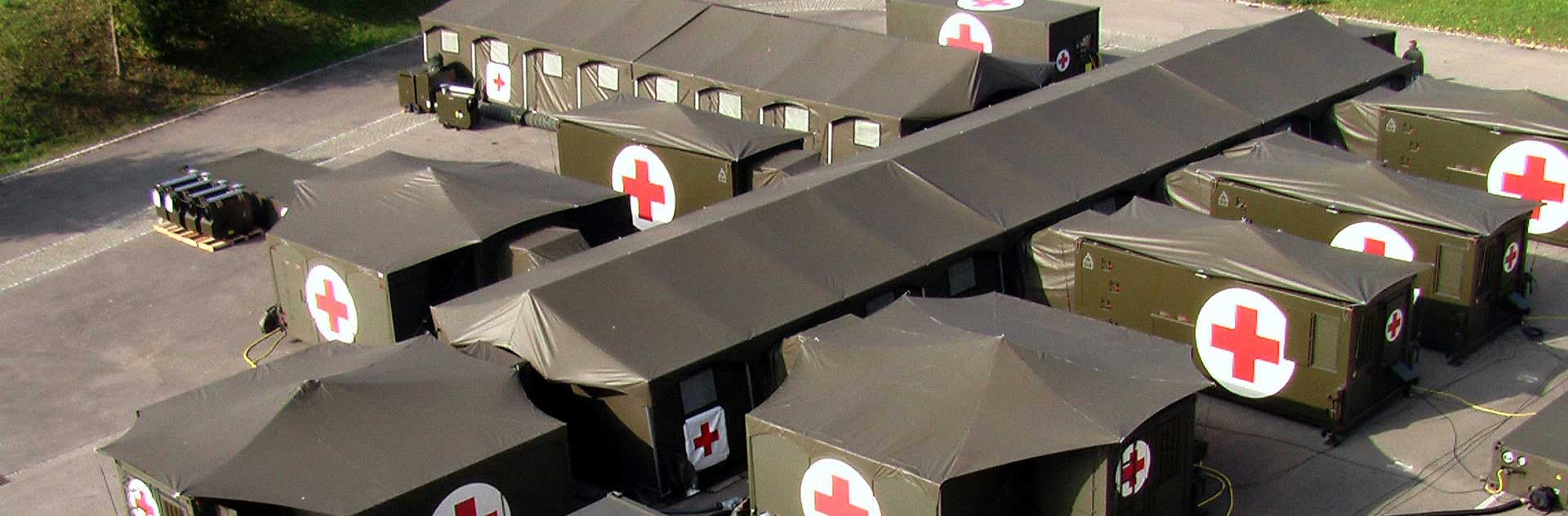 Fortion® TransHospital® role 2 mobile rescue centre for top-quality medical care