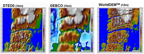 Detail WorldDEM - 12m Digital Elevation Model Detail WorldDEM - 12m Digital Elevation Model