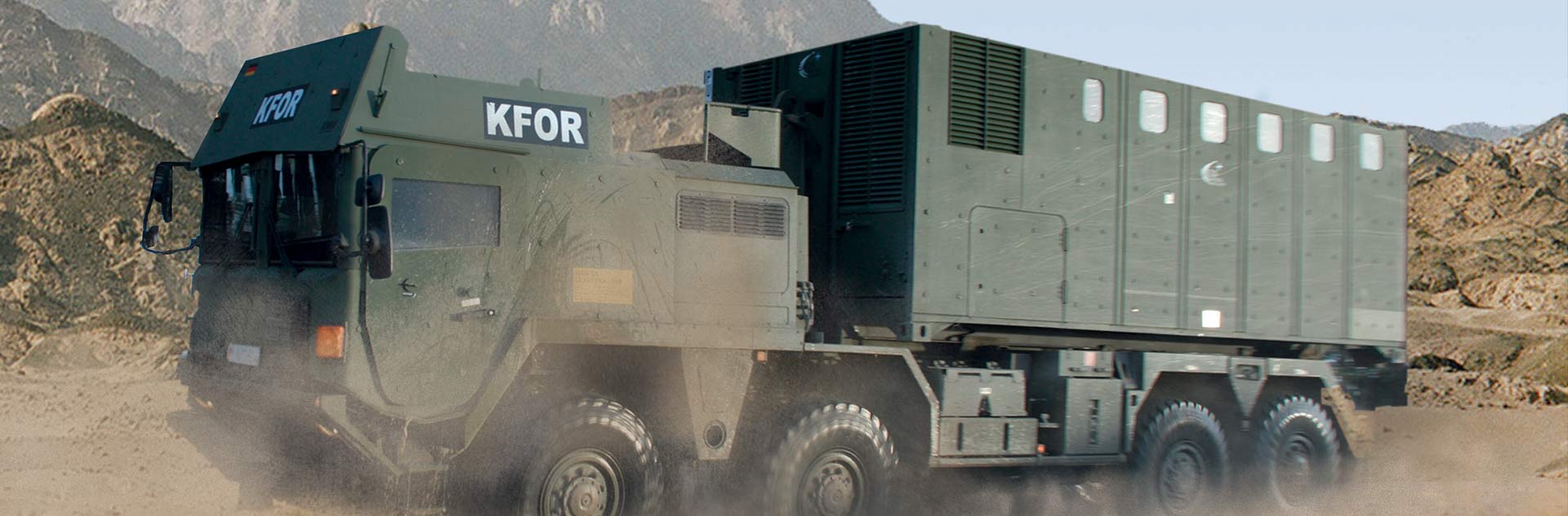 Mobile and multi-purpose Fortion TransProtec on a truck