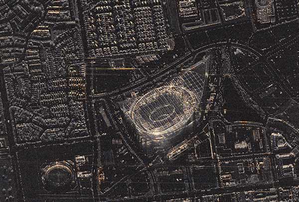 Radar Constellation Image - SoFi Stadium, Inglewood, California