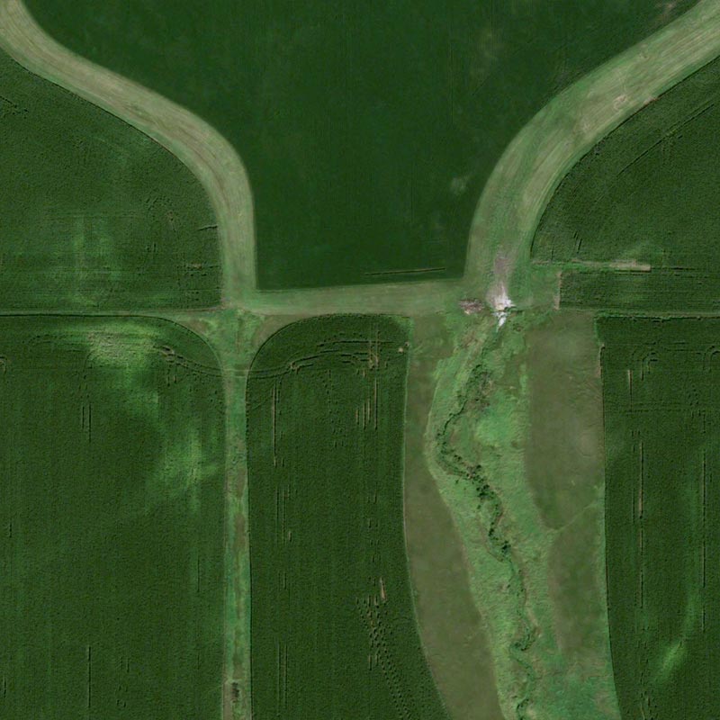 Pléiades Neo satellite image - 30 cm resolution - Corn in Iowa USA - Sustainability