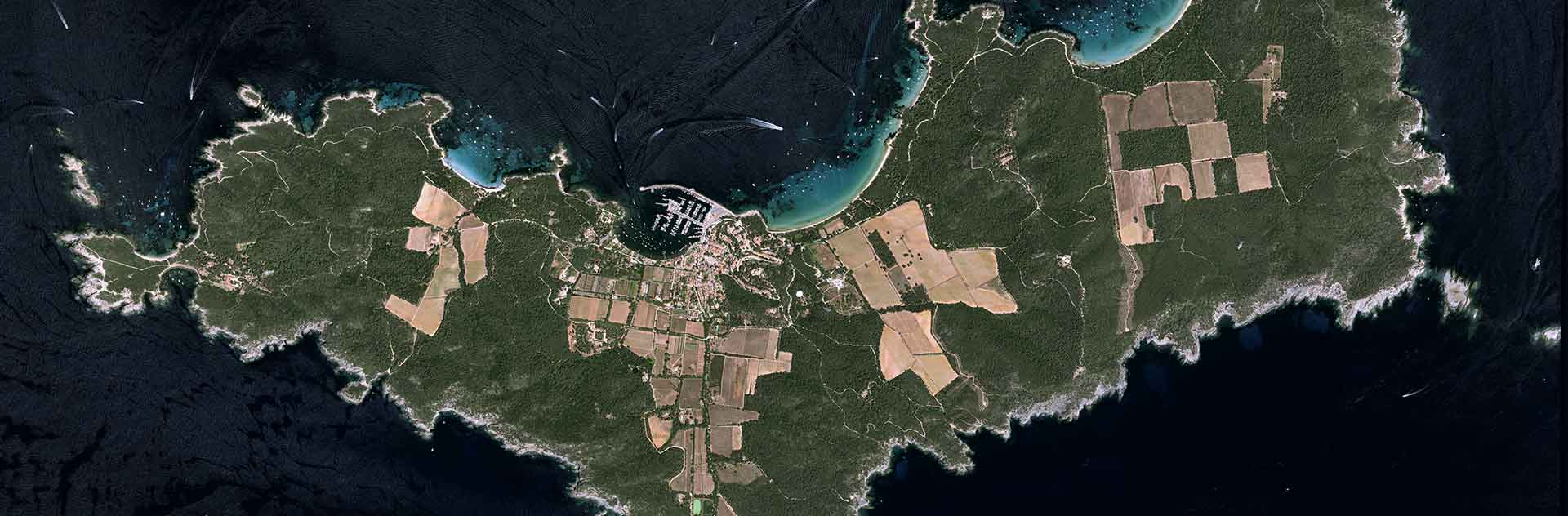 Pléiades Neo satellite image - Botanical Conservatory of Porquerolles, France - 30cm resolution&nbsp;