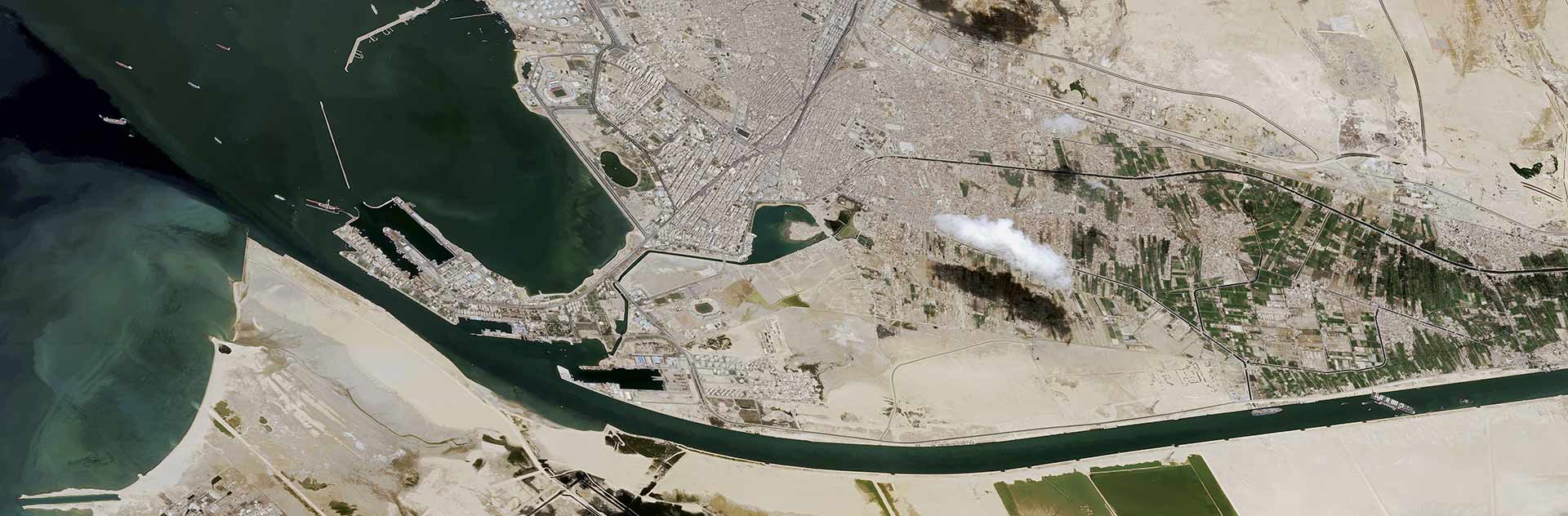 Pléiades - Suez canal