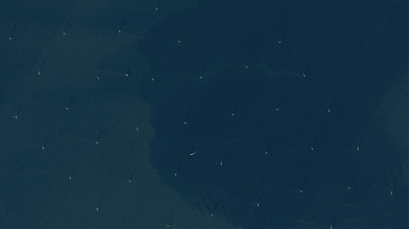 The first French Wind Farm off Saint-Nazaire, observed by Pléiades Neo