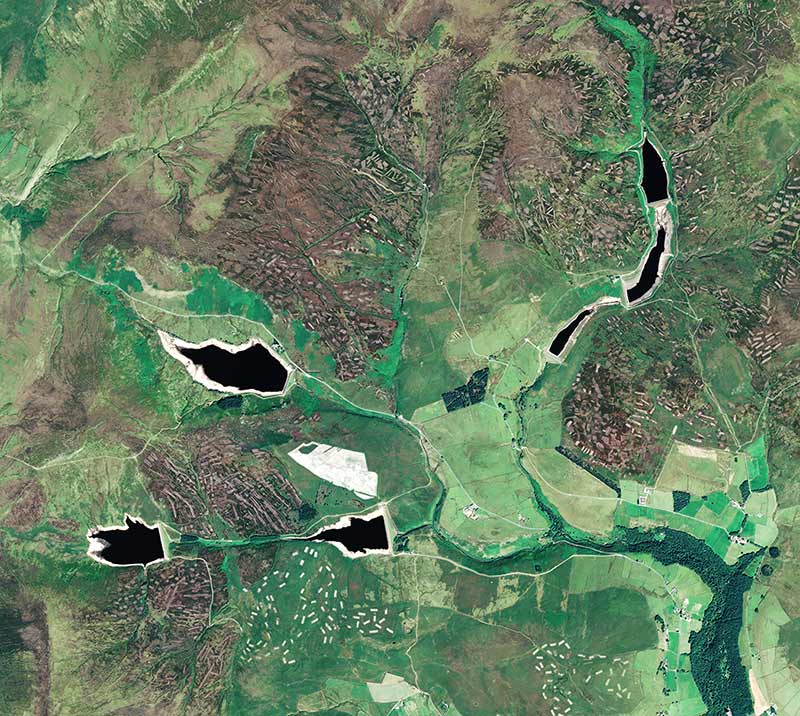 Pléiades August 13, 2022 - 50cm resolution - South Pennine region of West Yorkshire, UK