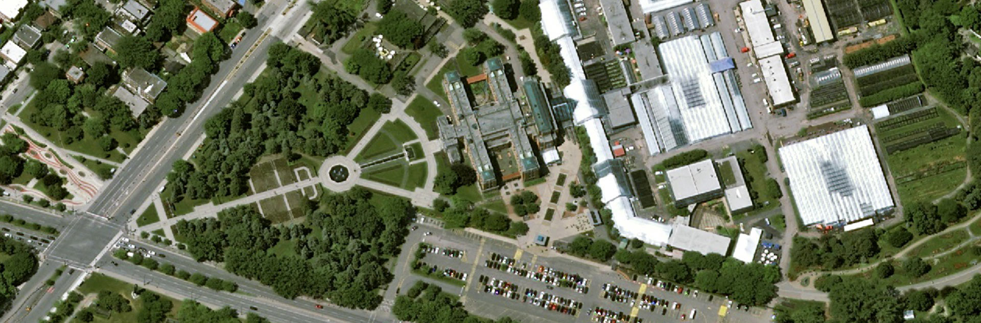 Pléiades Neo satellite image - The Botanical Garden of Montreal, Canada - 30cm resolution