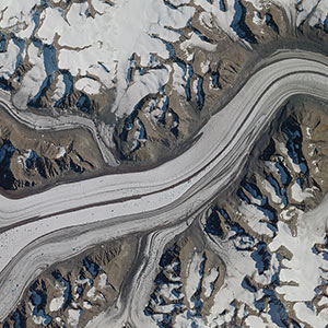 The entire coast of Greenland is now ice free, unveiling spectacular, previously unknown landscapes through the lens of SPOT and Pléiades satellites.&nbsp;