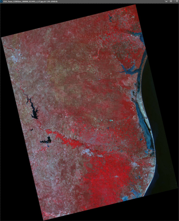 UK-DMC2 Satellite Image - Texas, USA