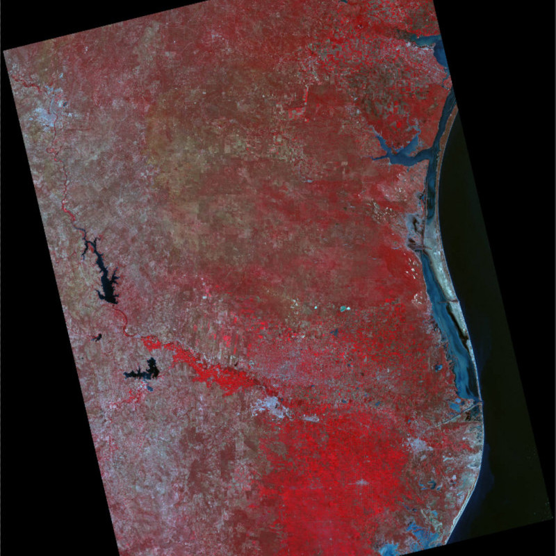 UK-DMC2 Satellite Image - Texas, USA