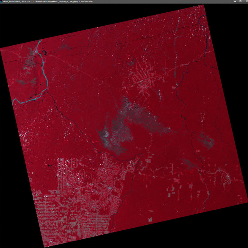 UK-DMC2 Satellite Image - Rondonia, Brazil