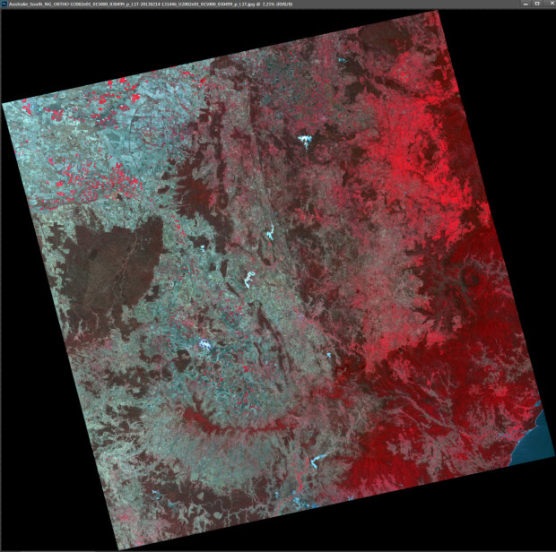 UK-DMC2 Satellite Image - New South Wales, Australia