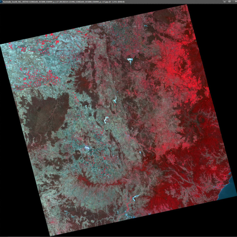 UK-DMC2 Satellite Image - New South Wales, Australia