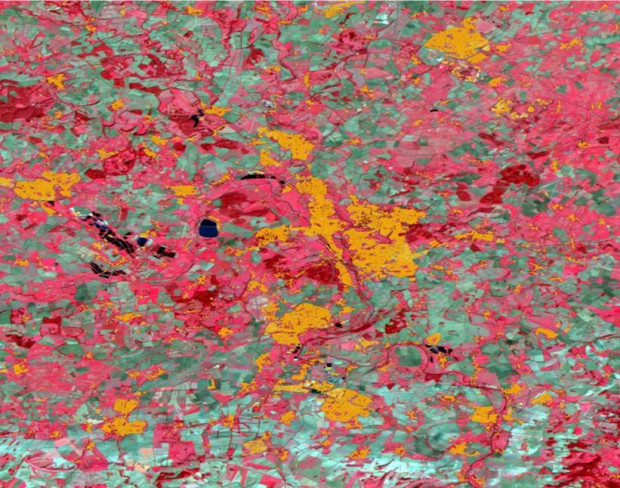 WorldDEM Urban Footprint of Oxford, UK