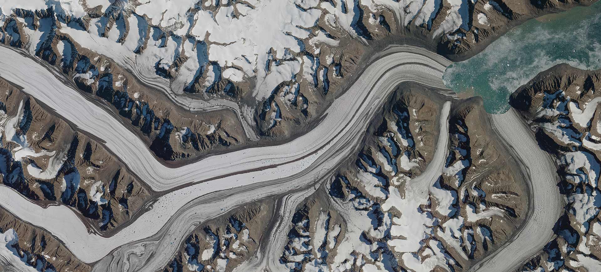 Satellite image of Landscapes of Greenland